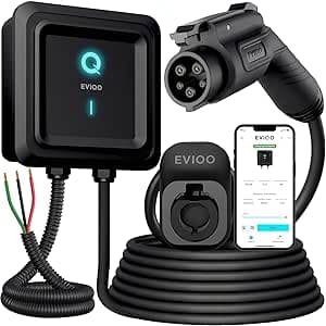 EVIQO EV Charger Level 2 48 Amp Hardwired Station