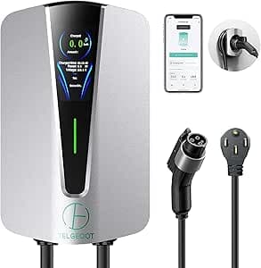 Level 2 EV Charger 48 Amp with WiFi Timer